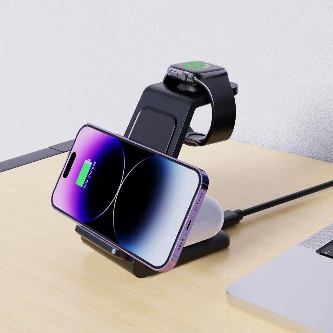 15W 3-in-1 Wireless Charger for Apple Devices
